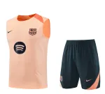 FC Barcelona 2025/26 Ärmelloses Trainings-Set, orange