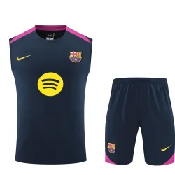 FC Barcelona 2025/26 Sleeveless Training Kit Blue - product photo US27.89 - FC Barcelona 2025/26 Sleeveless Training Kit Blue
