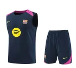 FC Barcelona 2025/26 Sleeveless Training Kit Blue