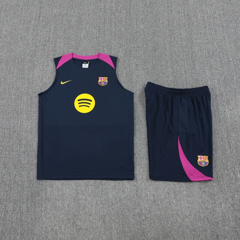 FC Barcelona 2025/26 Sleeveless Training Kit Blue