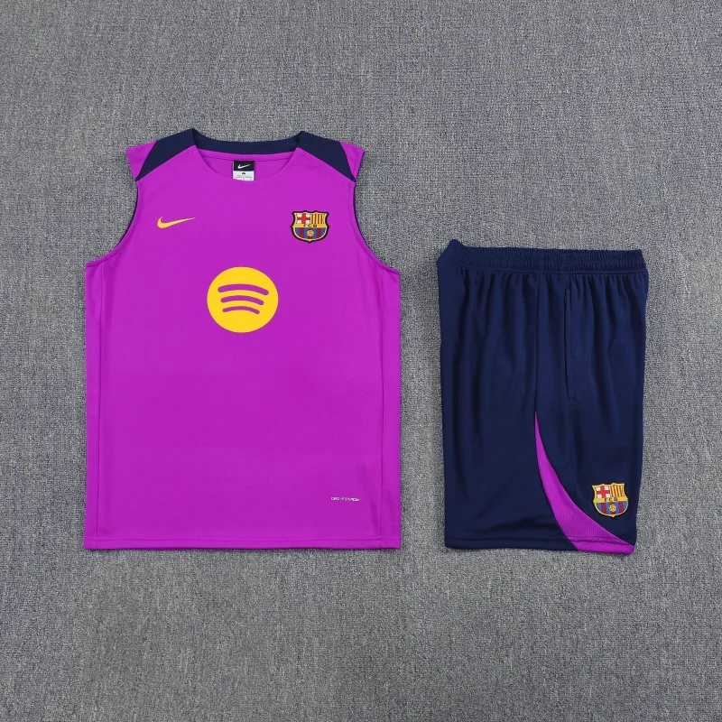 FC Barcelona 2025/26 Sleeveless Training Kit Purple