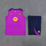 FC Barcelona 2025/26 Sleeveless Training Kit Purple