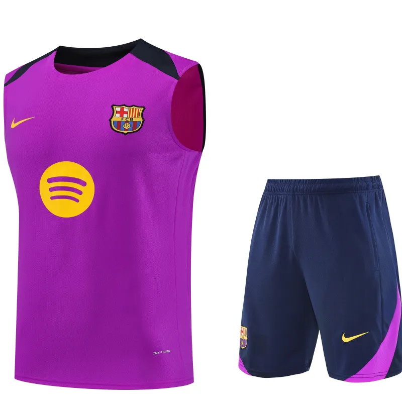 FC Barcelona 2025/26 Sleeveless Training Kit Purple