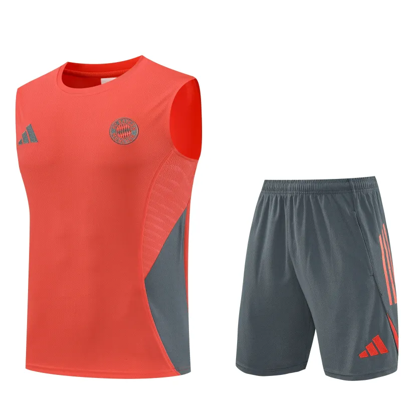 Equipo de entrenamiento sin mangas del Bayern de Múnich 2025/26 Rojo