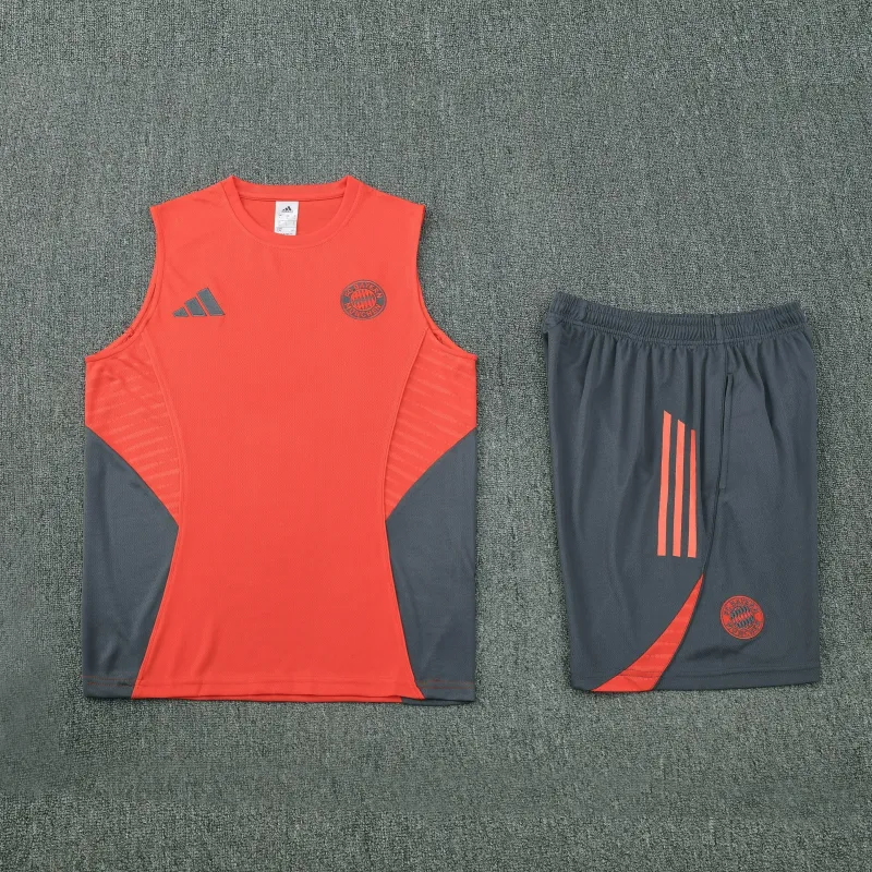 Equipo de entrenamiento sin mangas del Bayern de Múnich 2025/26 Rojo