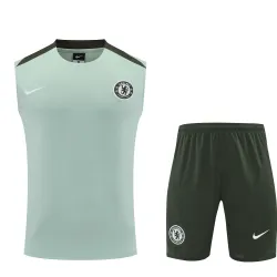 Chelsea 2025/26 Ärmelloses Trainingstrikot Blau - Produktfoto US27.89 - Chelsea 2025/26 ärmelloses Trainingstrikot Blau