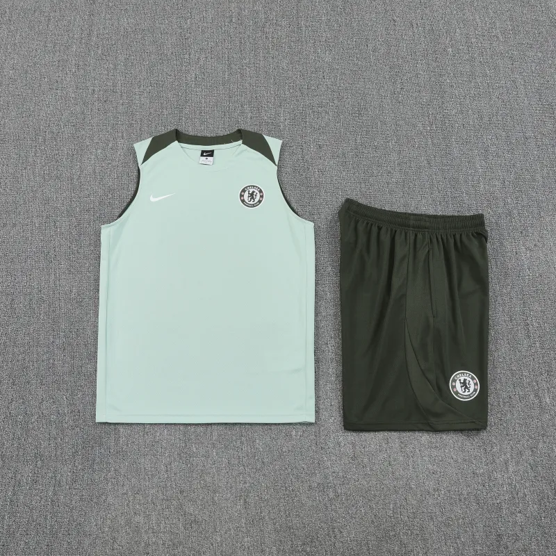 Chelsea 2025/26 Mouwloze Trainingsset Blauw
