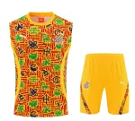 Ghana 2025 Mouwloze Trainingsset Oranje Ghana 2025 mouwloos trainingspak, oranje