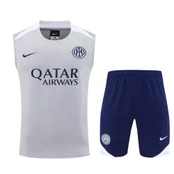 Inter Milan 2025/26 Kit allenamento senza maniche bianco - foto prodotto US27.89 - Inter Milan 2025/26 Kit allenamento senza maniche Bianco