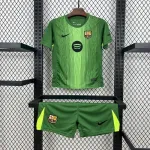 25/26 Kids Barcelona Goalkeeper Kit