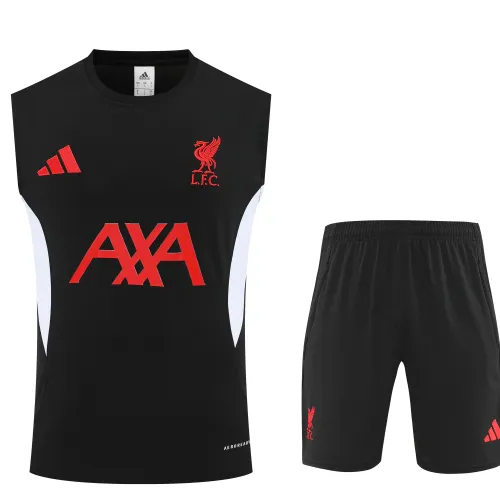 Kit de entrenamiento sin mangas Liverpool 2025/26 Negro