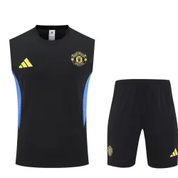 US27.89 - Manchester United 2025/26 Sleeveless Training Kit Black