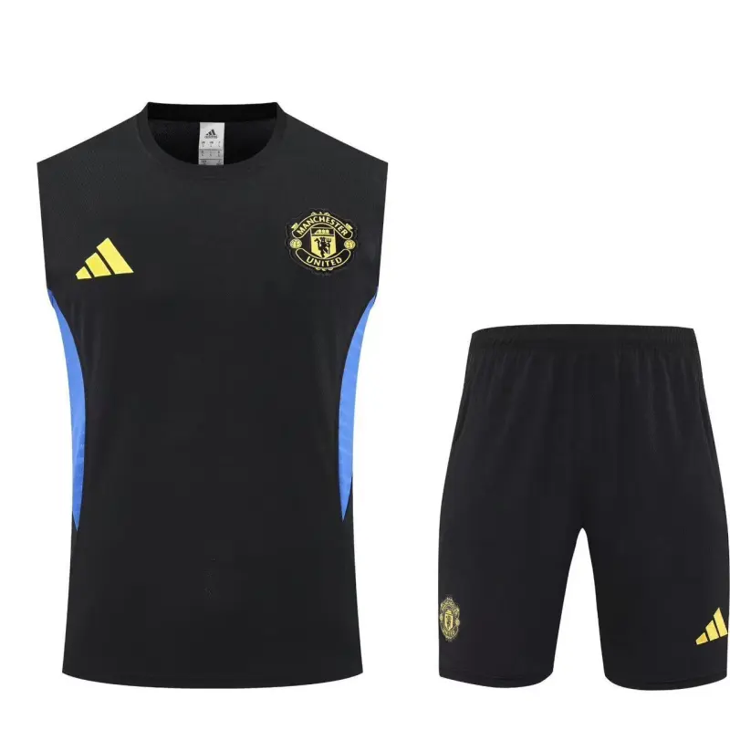 Manchester United 2025/26 Sleeveless Training Kit Black