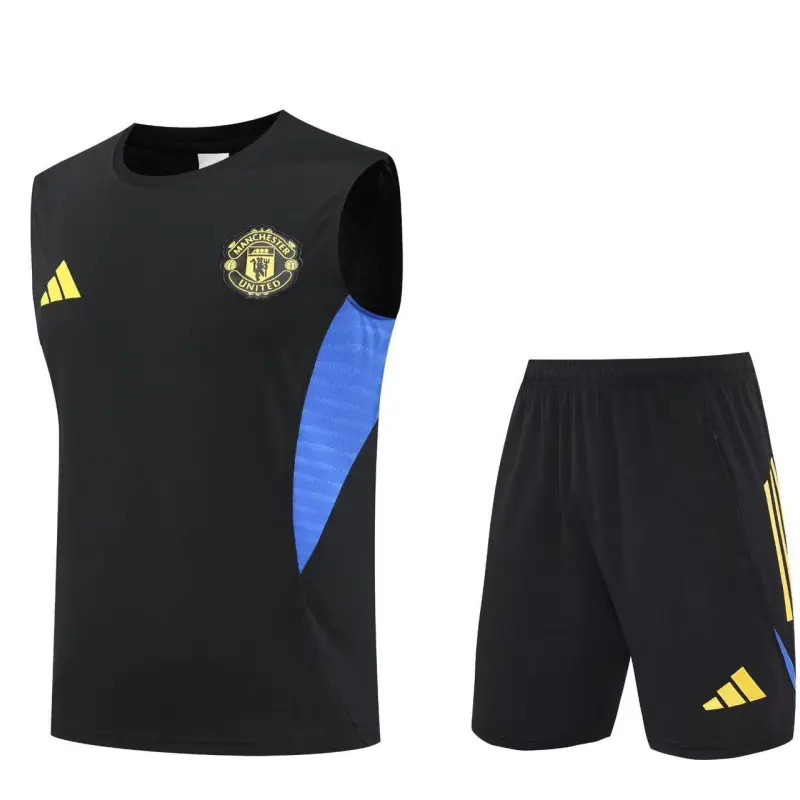 Manchester United 2025/26 Sleeveless Training Kit Black