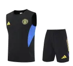Manchester United 2025/26 Sleeveless Training Kit Black