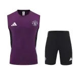 Manchester United 2025/26 Sleeveless Training Kit Purple