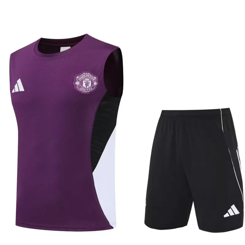 Manchester United 2025/26 Sleeveless Training Kit Purple