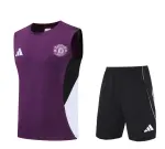 Manchester United 2025/26 Sleeveless Training Kit Purple