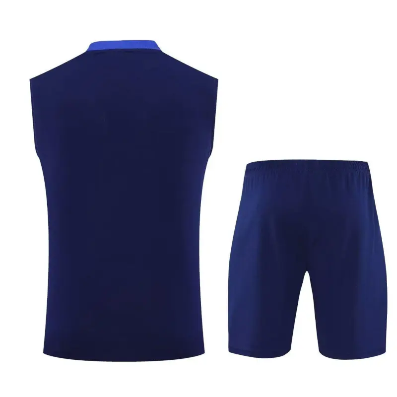 PSG 2025/26 Sleeveless Training Kit Blue