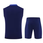 PSG 2025/26 Sleeveless Training Kit Blue