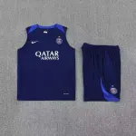 PSG 2025/26 Sleeveless Training Kit Blue