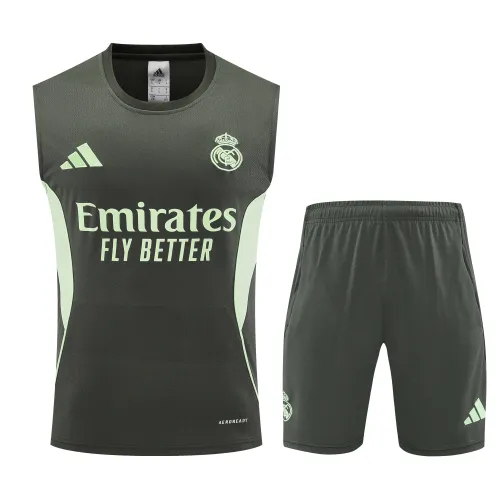 Real Madrid 2025/26 Kit d'entraînement sans manches Noir