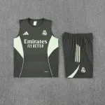 Real Madrid 2025/26 Sleeveless Training Kit Black