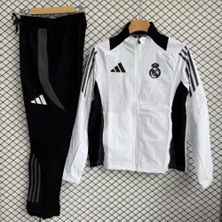 25/26 Real Madrid Windbreaker Jackets With Pants - product photo US49.99 - 25/26 Real Madrid Windbreaker Jackets With Pants