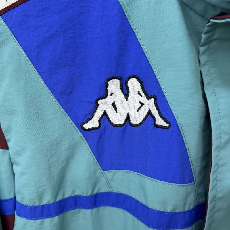 25/26 Real Madrid x Kappa OG Style Green Windbreaker Jackets