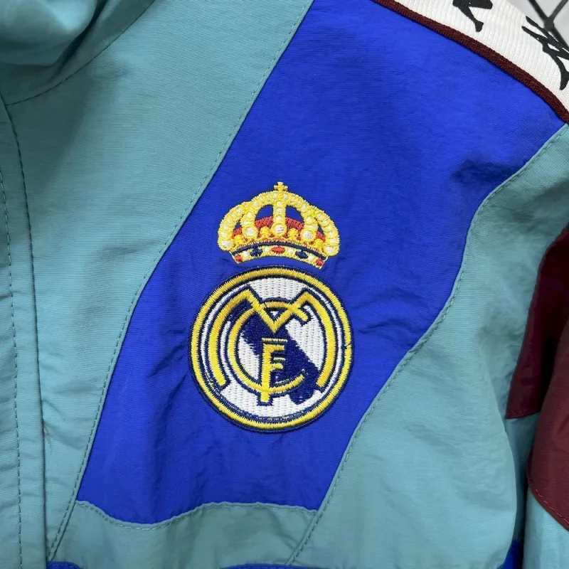 25/26 Real Madrid x Kappa OG Style Green Windbreaker Jackets