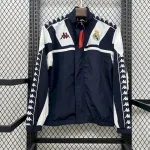 25/26 Real Madrid x Kappa OG Style Navy Windbreaker Jackets