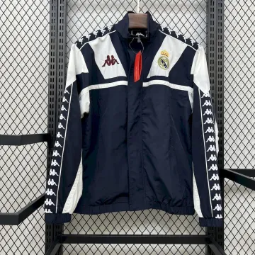 25/26 Real Madrid x Kappa OG Style Navy Windbreaker Jackets