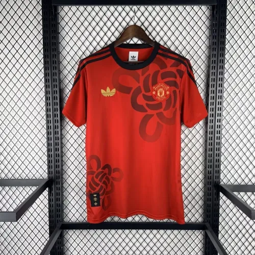 25-26 Manchester United Red Chinese Knot Cultral Story Shirt Men's jersey