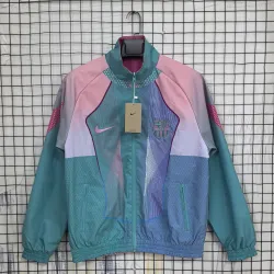 US42.98 - FC Barcelona 2025/26 Windbreaker Reversible Green