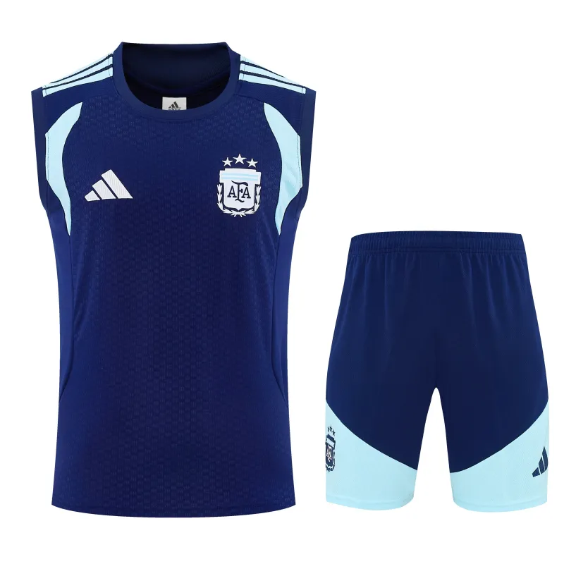 Argentina 2026 World Cup Sleeveless Training Kit Blue
