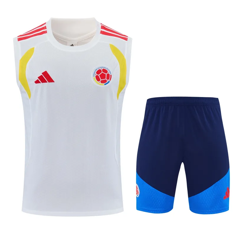 Colombia 2026 World Cup Sleeveless Training Kit White