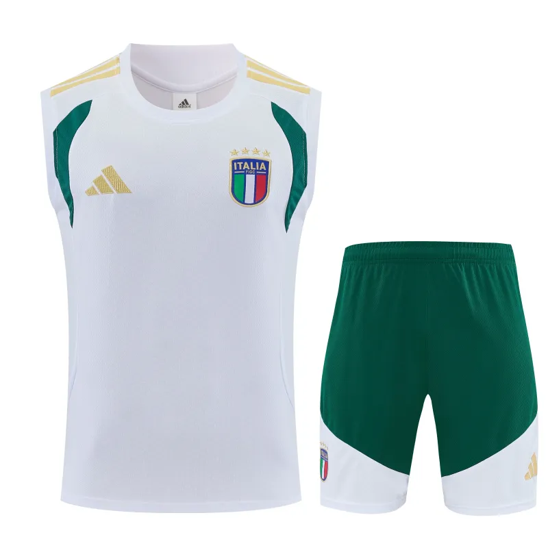 Italy 2026 World Cup Sleeveless Training Kit White