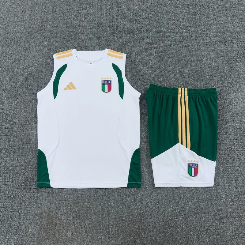 Italy 2026 World Cup Sleeveless Training Kit White