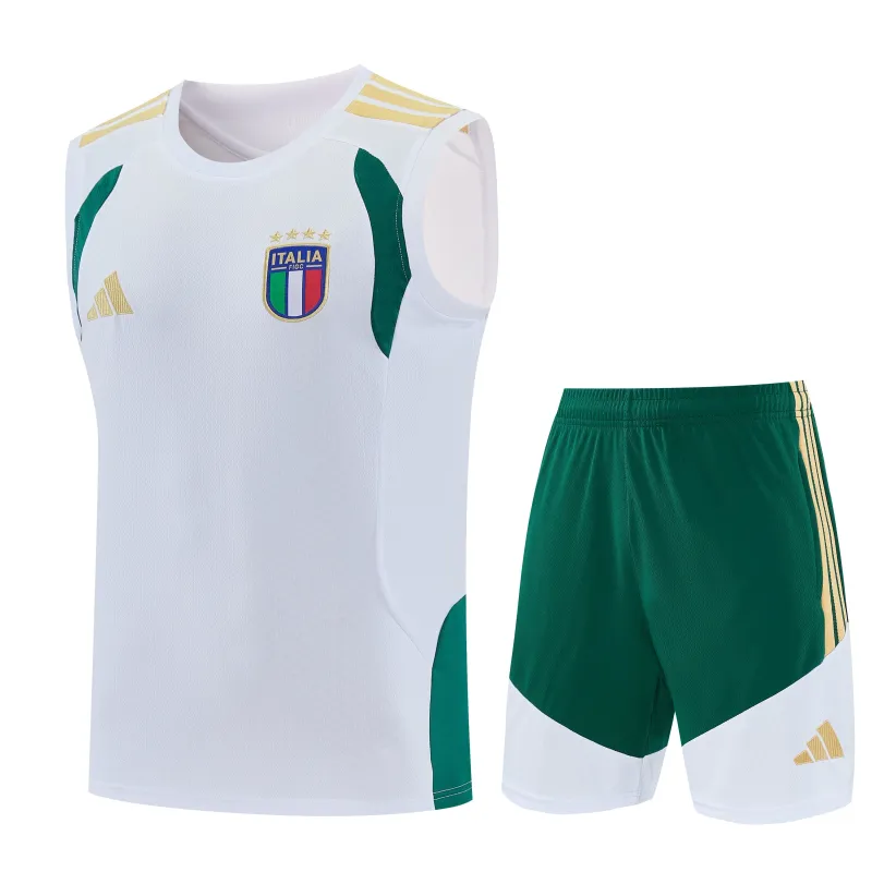 Italy 2026 World Cup Sleeveless Training Kit White