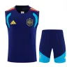 Spain 2026 World Cup Sleeveless Training Kit Blue