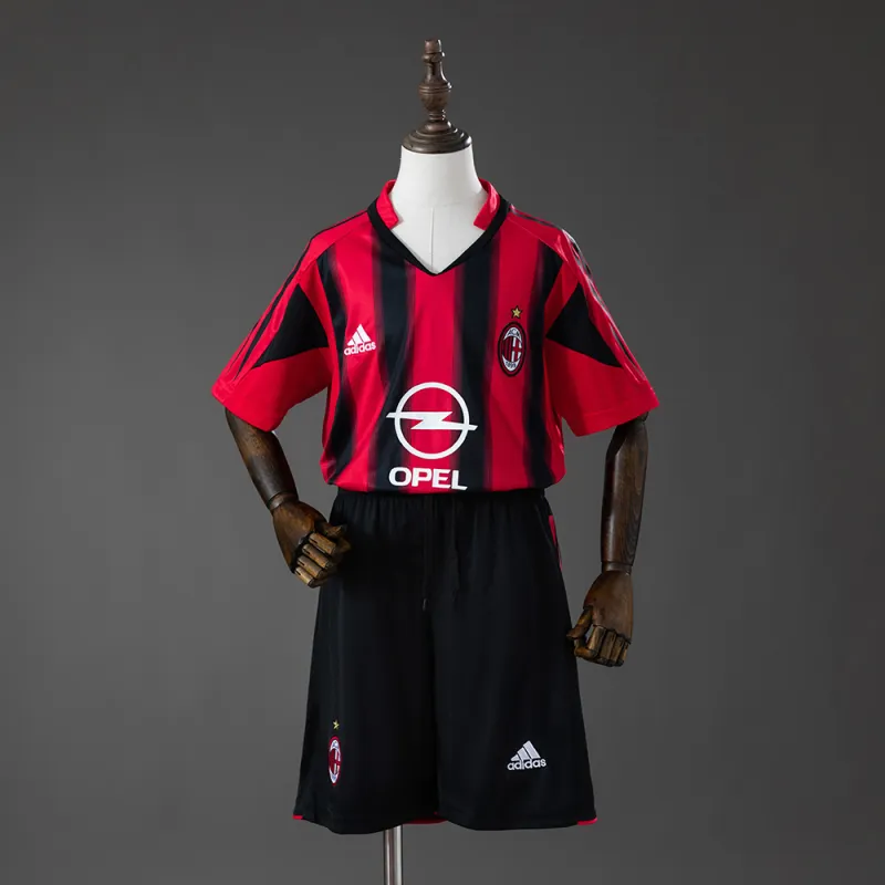 AC Milan 04/05 Home Retro Kids Kit Jersey