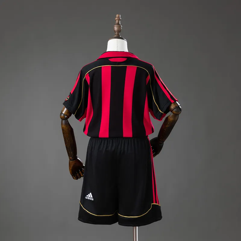 AC Milan 06/07 Home Retro Kids Kit Jersey