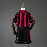 AC Milan 06/07 Home Retro Kids Kit Jersey