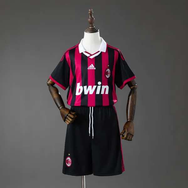 ac milan 09/10 retro kids jersey - A-Grade Quality Detail View
