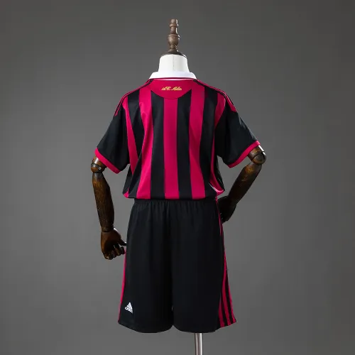AC Milan 09/10 Home Retro Kids Kit Jersey