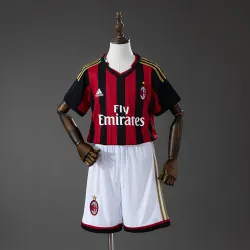 AC Milan 13/14 Home Retro Kids Kit Jersey - product photo US20.98 - AC Milan 13/14 Home Retro Kids Kit Jersey