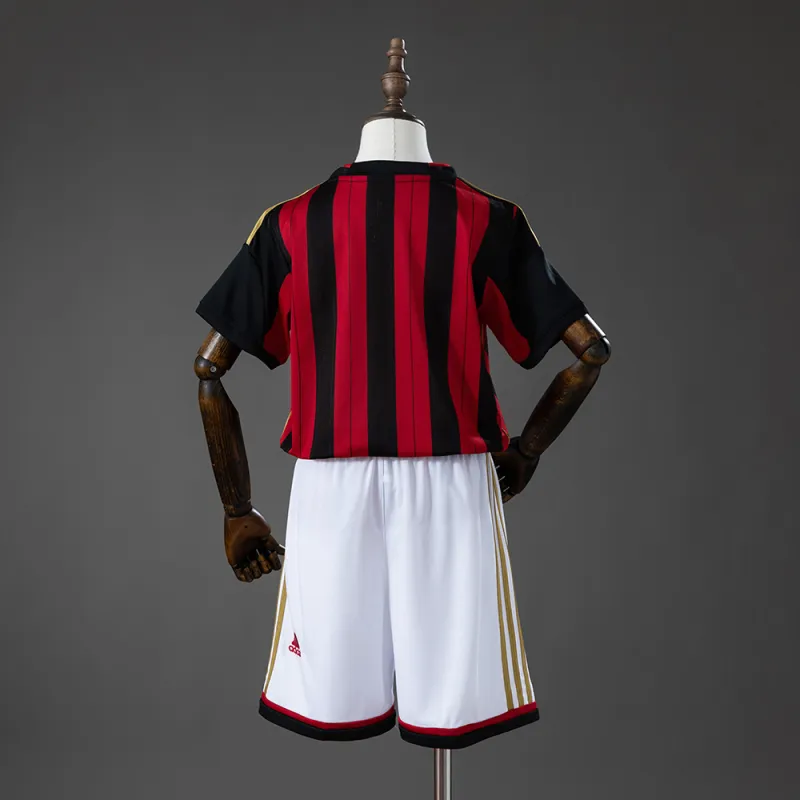 Chaqueta del Milan 13/14 Home Retro Kids Kit Jersey