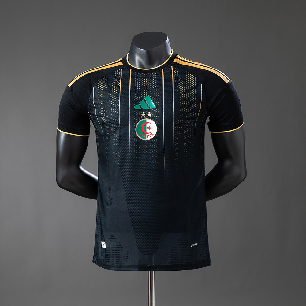 Algerien 2026 Fußball Trikot Spieler Version Schwarz