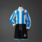 Argentina 1998 Home Retro Long-Sleeved Kids Kit Jersey Argentina 1998 Home Retro Long-Sleeved Kids Kit Jersey