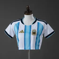 US14.98 - Argentina 2026 Home Women's Crop Top Style